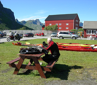 pauze in Reine